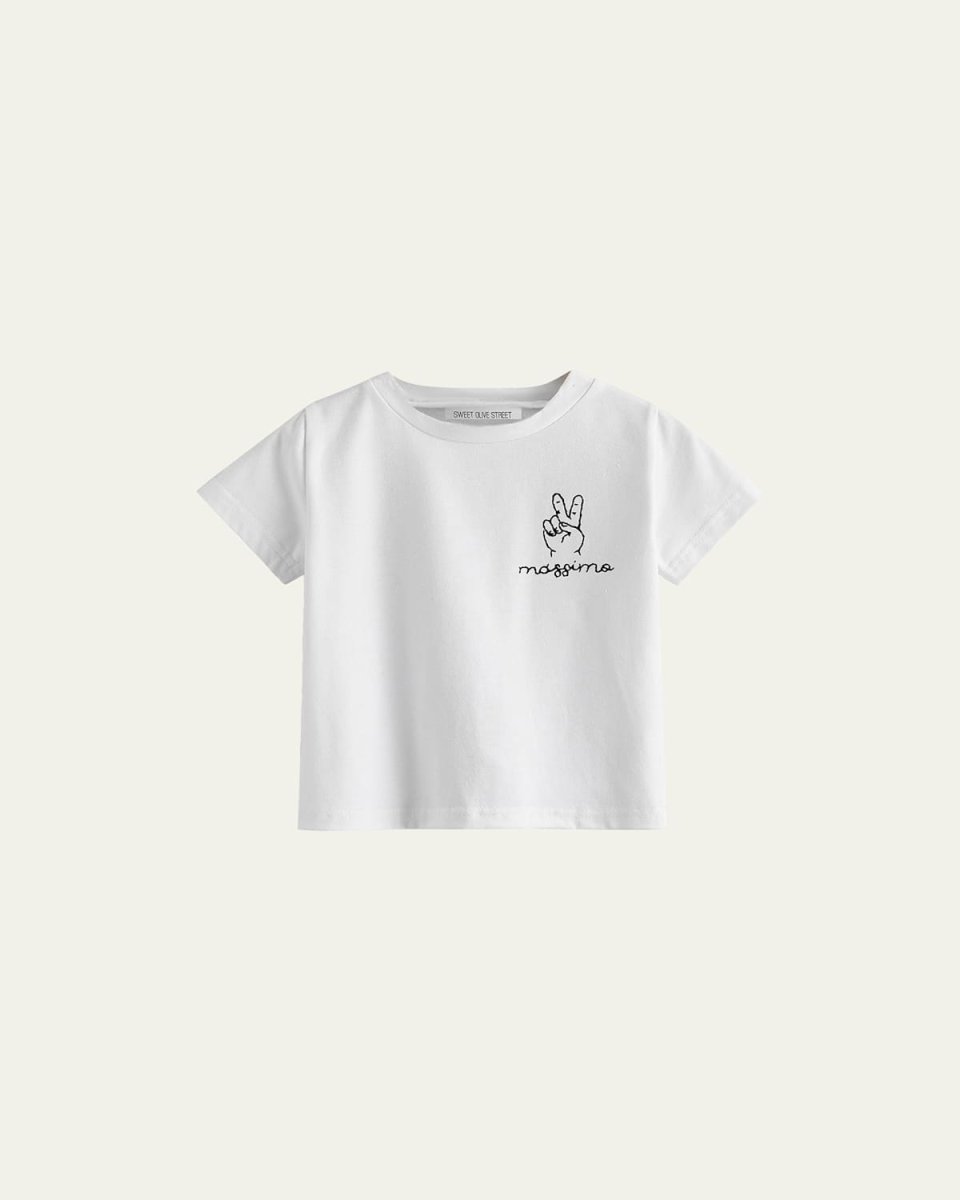 Kid's This Many Birthday 2 Hand Personalized T-Shirt, Sizes 12M-6